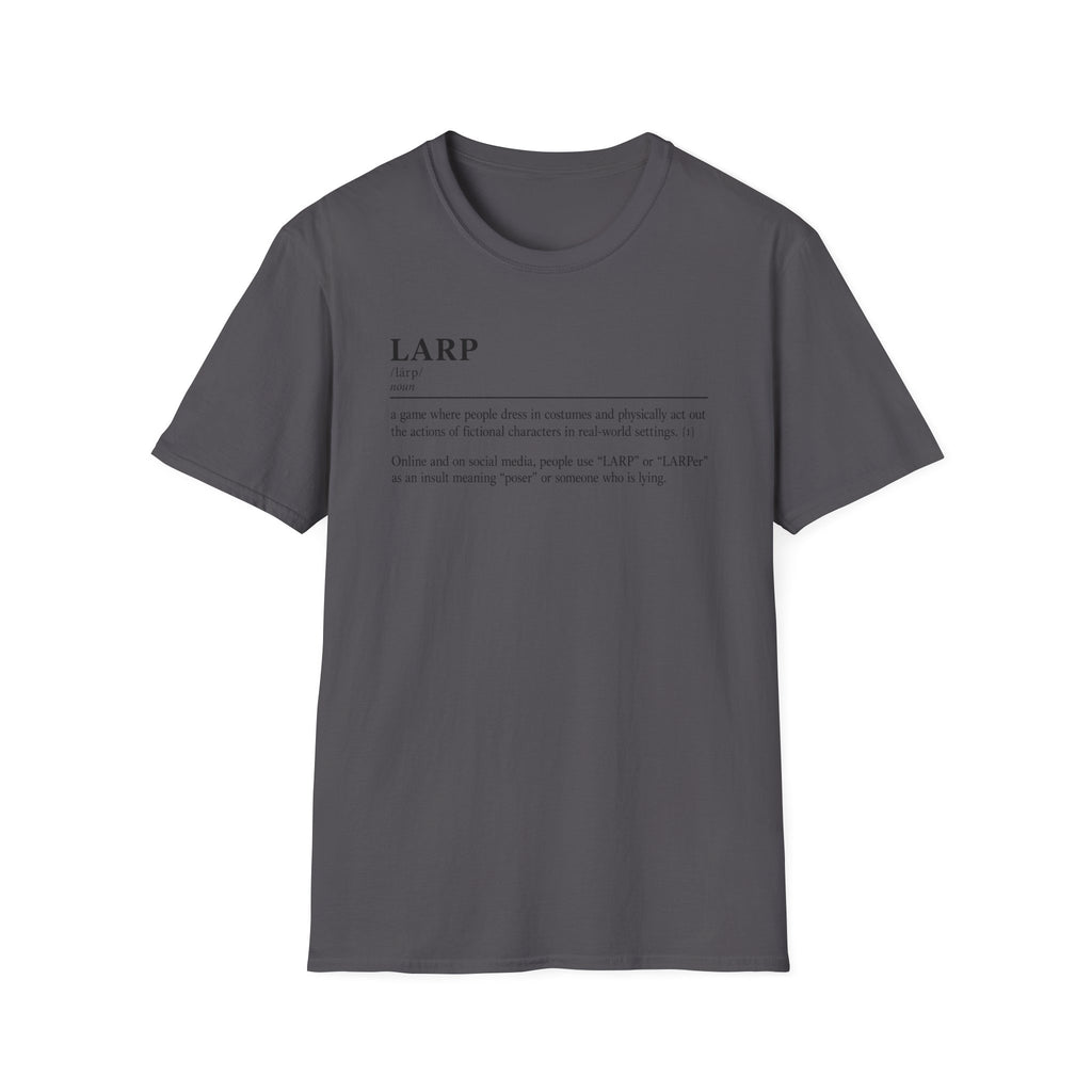 LARP Definition T-Shirt — Minimalist Dictionary Tee for Larpers & Cosplayers