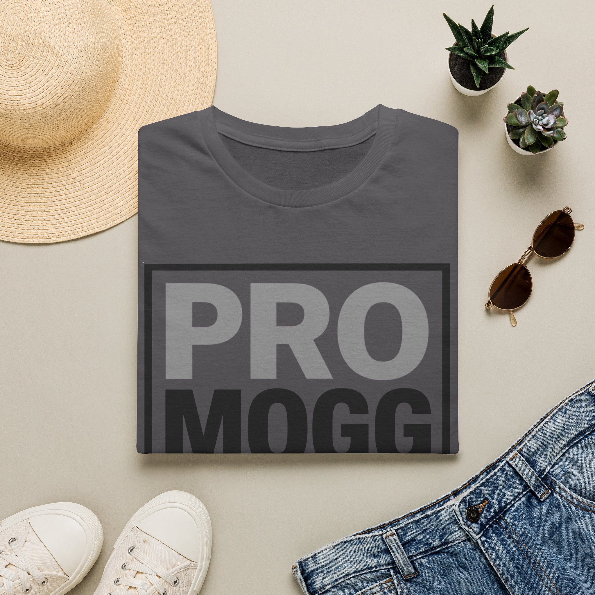 Pro Mogg Graphic T-Shirt — 'PRO MOGG' Bold Box Logo Tee