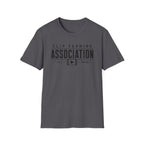 Clip Farming Association T‑Shirt — Vintage Film Reel ‘Est. Online’ Crew Tee