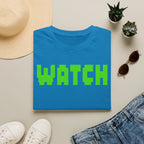 WATCH Graphic T-Shirt — Retro Pixel Green Statement Tee