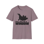 Fell Out of a Window T-Shirt — Funny Falling Silhouette Tee