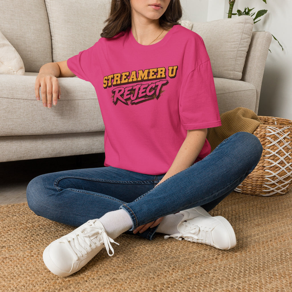 Streamer U Reject T-Shirt — Edgy Gamer Graphic Tee for Streamers & Fans