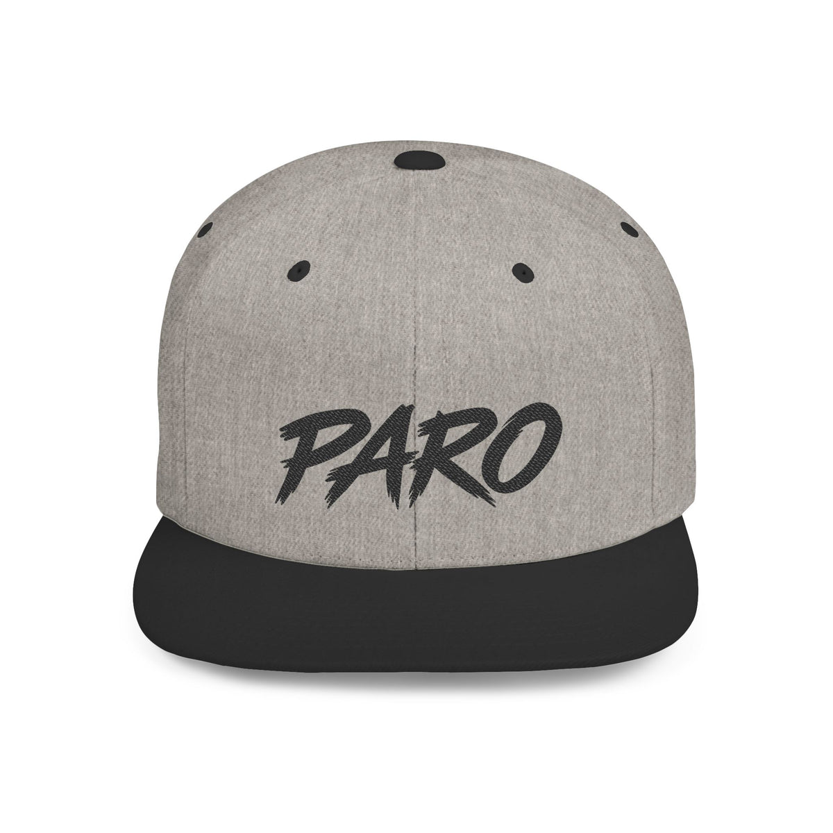 'PARO' Script Flat Bill Cap