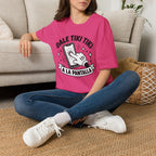 T-Shirt — 'Dale Tiki Tiki! A La Pantalla' Funny Spanish Phone-Press Graphic Tee
