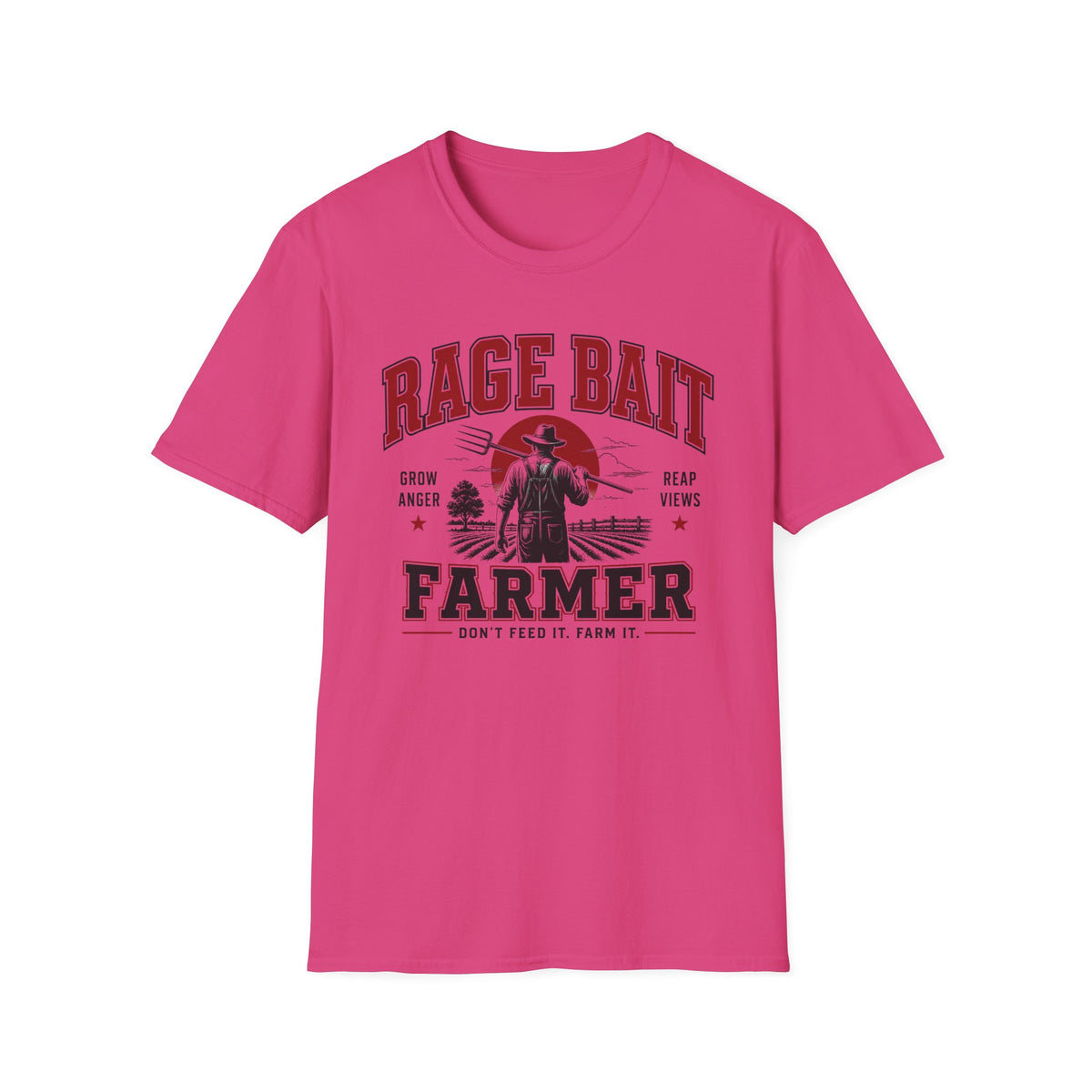 Rage Bait Farmer Graphic T‑Shirt