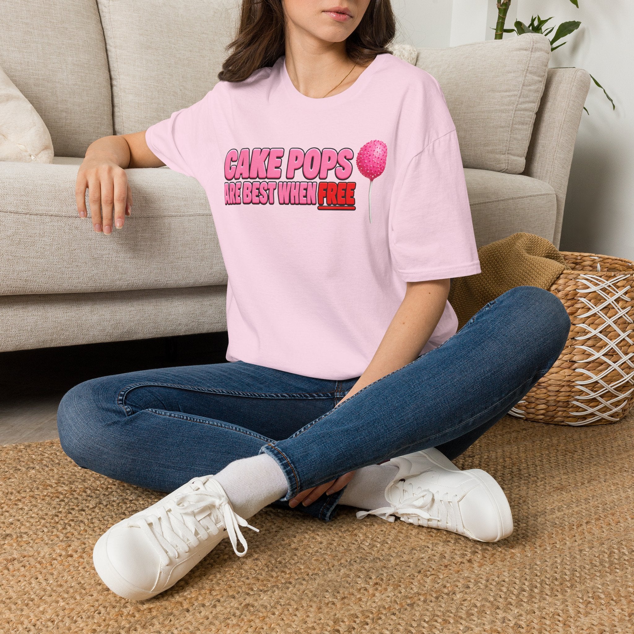 No Free Cakepops T‑Shirt — Funny Dessert Lover Graphic Tee