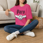 Paro Handshake T-Shirt — Vintage Gothic Script Graphic Tee