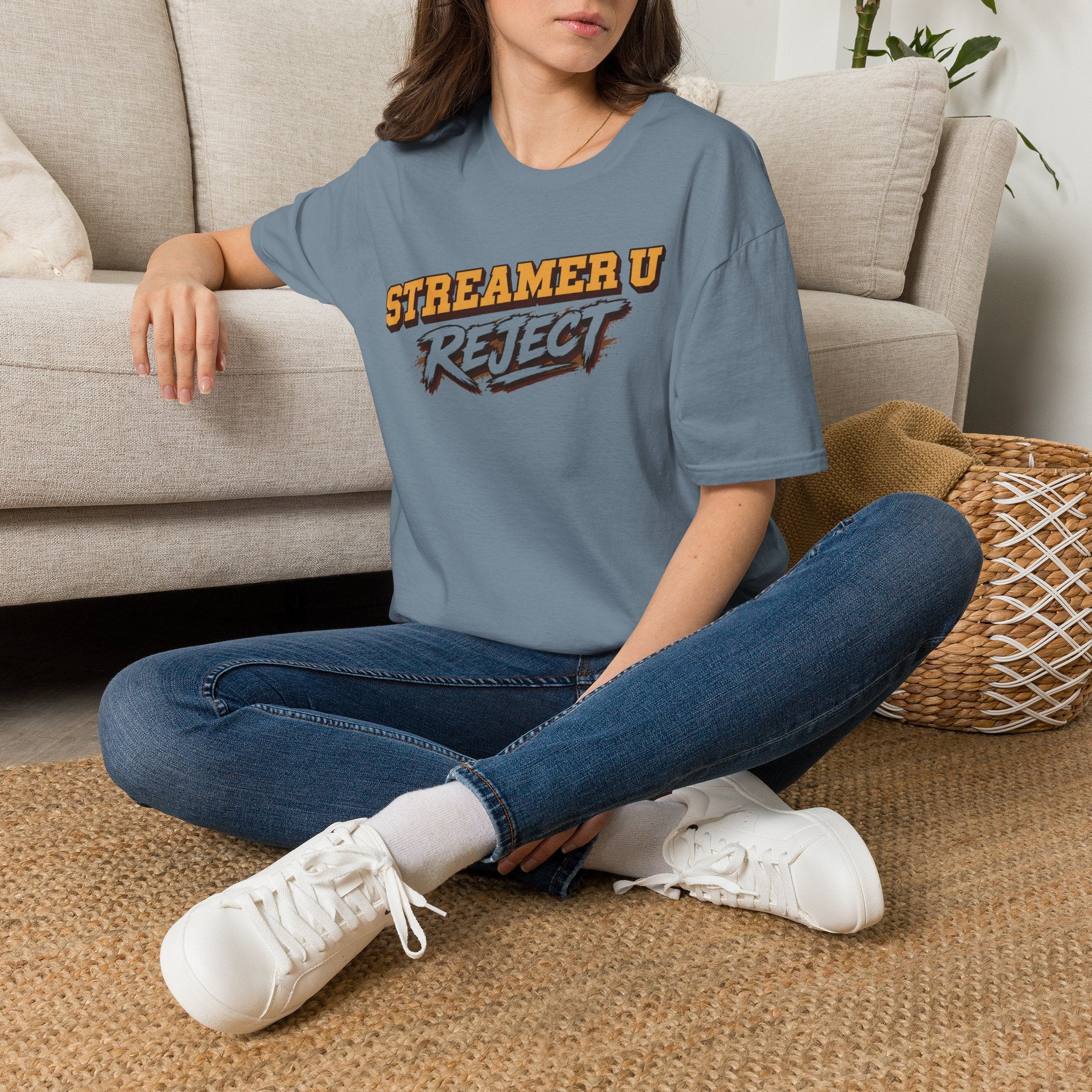 Streamer U Reject T-Shirt — Edgy Gamer Graphic Tee for Streamers & Fans