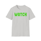 WATCH Graphic T-Shirt — Retro Pixel Green Statement Tee