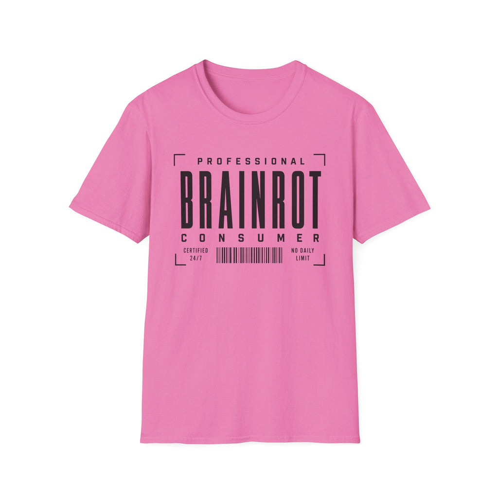 Brainrot Consumer T-Shirt — "Professional Brainrot Consumer" Graphic Tee