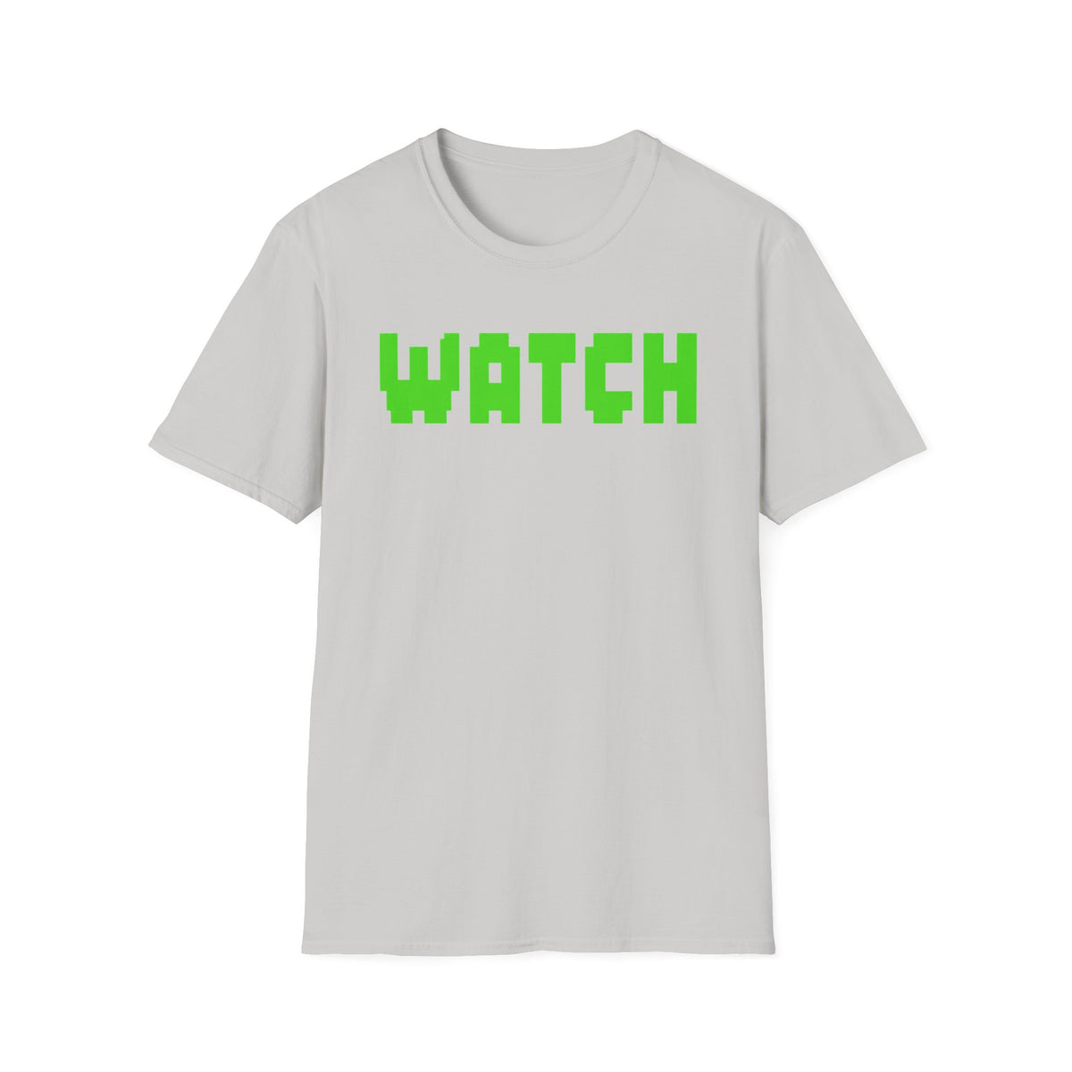 WATCH Graphic T-Shirt — Green Text Tee