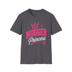 Mogger Princess T‑Shirt — Pink Crown Graphic Tee