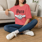 Paro Handshake T-Shirt — Vintage Gothic Script Graphic Tee