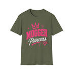 Mogger Princess T‑Shirt — Pink Crown Graphic Tee