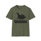Fell Out of a Window T-Shirt — Funny Falling Silhouette Tee