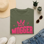 Mogger Princess T‑Shirt — Pink Crown Graphic Tee