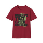 Where's That Green Frogman? T-Shirt