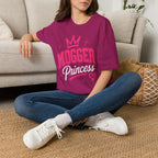 Mogger Princess T‑Shirt — Pink Crown Graphic Tee