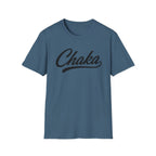 Chaka Script T-Shirt — Retro Cursive Logo Tee