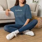 Aesthetic Definition T-Shirt — Minimalist Typography Tee