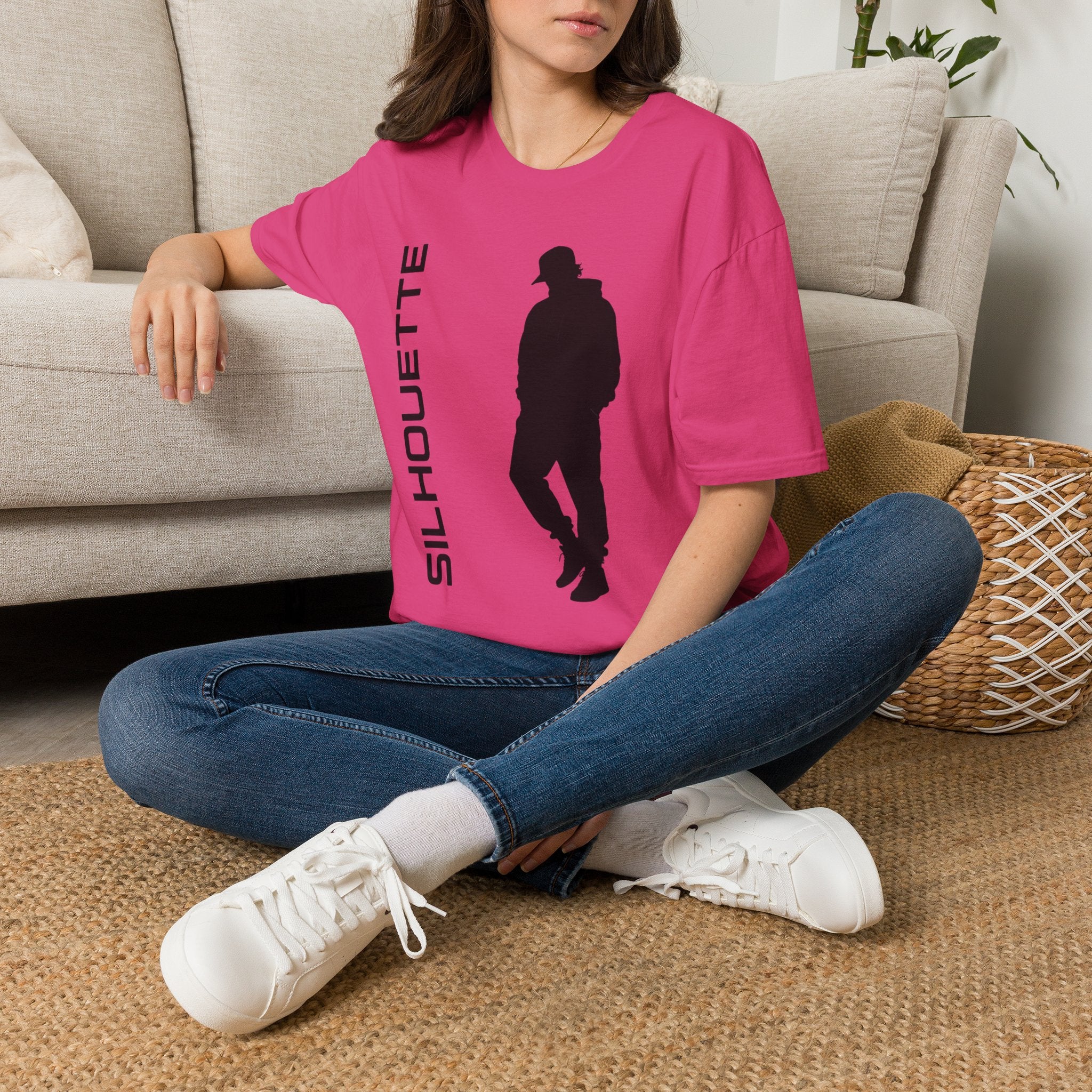 Silhouette Graphic T-Shirt — 'SILHOUETTE' Minimal Urban Streetwear
