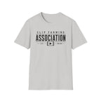 Clip Farming Association T‑Shirt — Vintage Film Reel ‘Est. Online’ Crew Tee