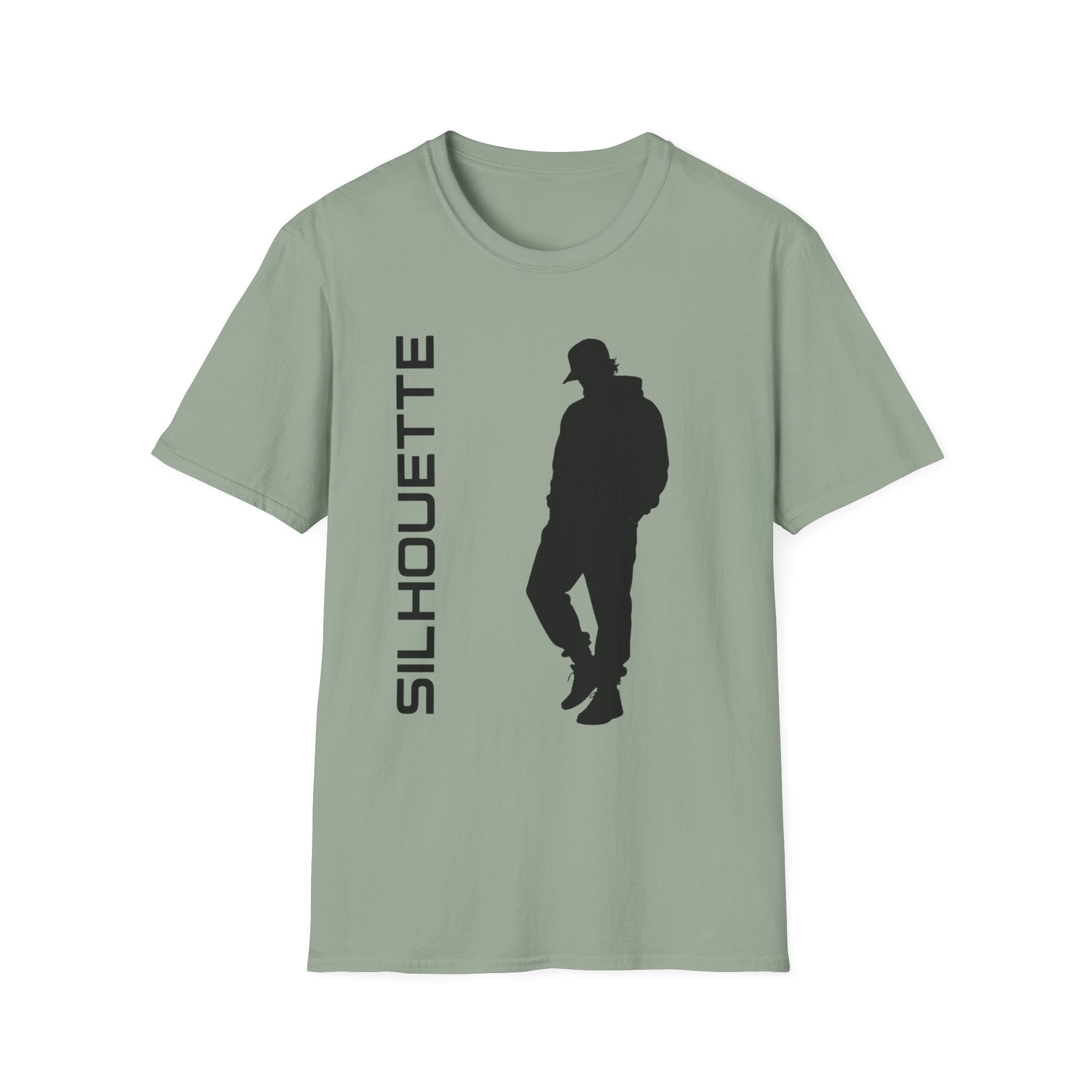 Silhouette Graphic T-Shirt — 'SILHOUETTE' Minimal Urban Streetwear