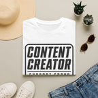 Content Creator Support Group T-Shirt — Bold Typography Tee for Creators