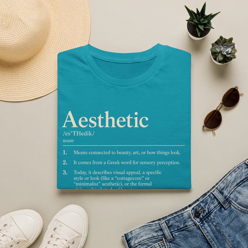 Aesthetic Definition T-Shirt — Minimalist Typography Tee
