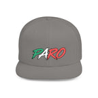 'PARO' Script Flat Bill Cap