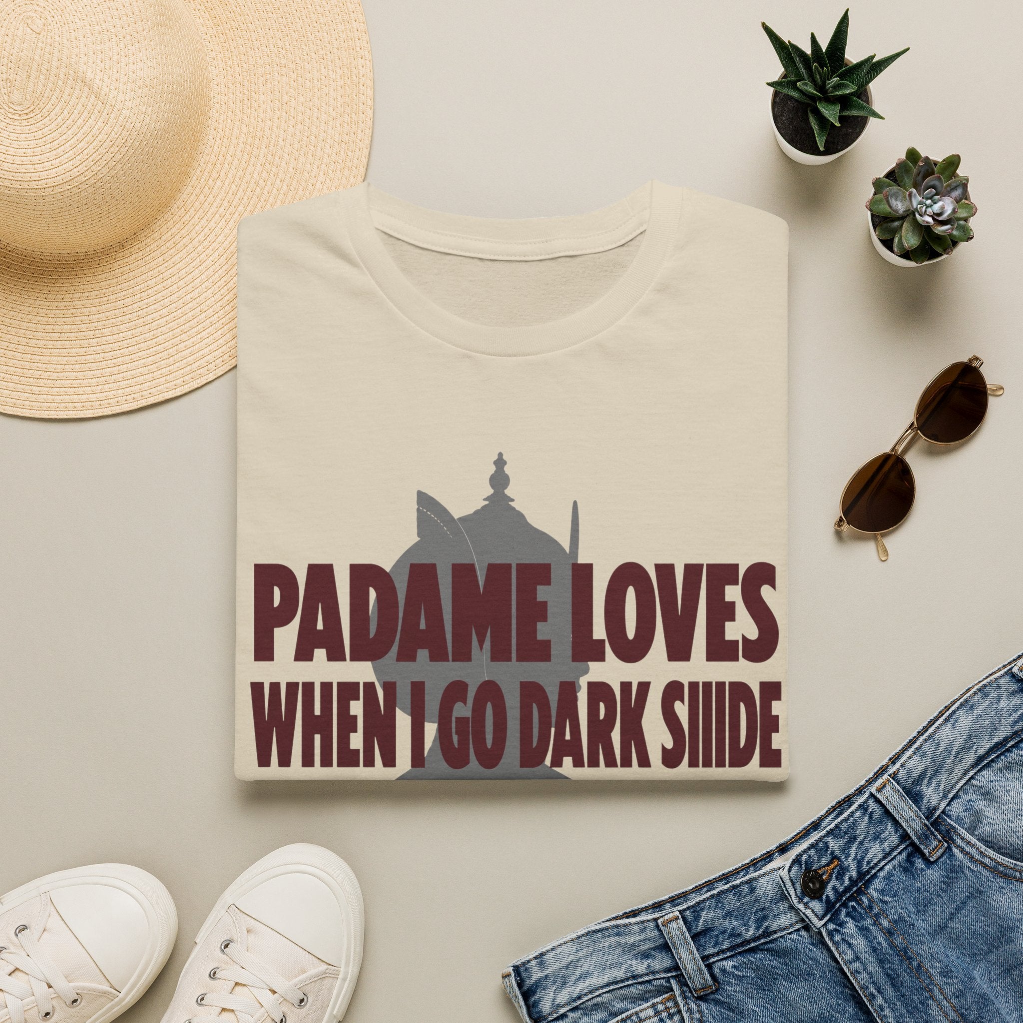 T-Shirt — "Padme Loves When I Go Dark Side" Parody Graphic Tee