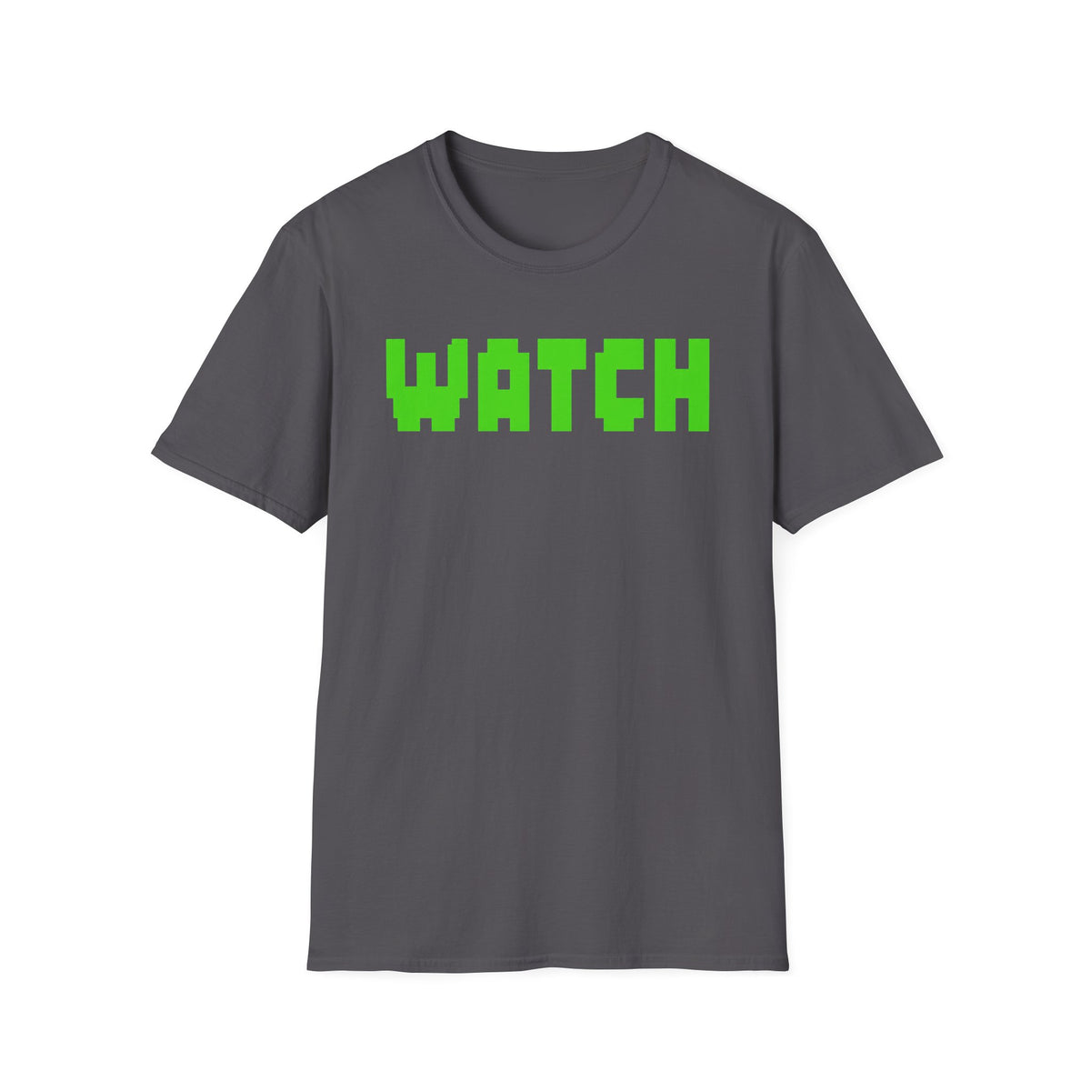 WATCH Graphic T-Shirt — Green Text Tee