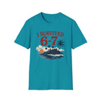 I Survived 6-7 T-Shirt — Retro Island Vacation Survivor Tee