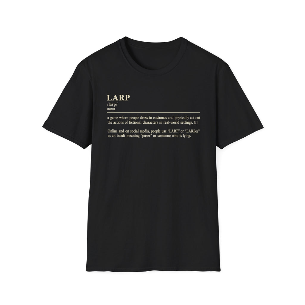 LARP Definition T-Shirt — Funny Roleplay Definition Tee for Larpers