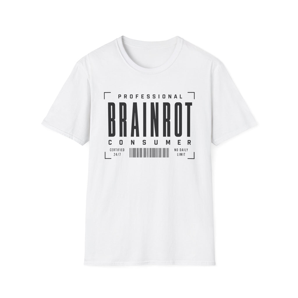 Brainrot Consumer T-Shirt — "Professional Brainrot Consumer" Graphic Tee