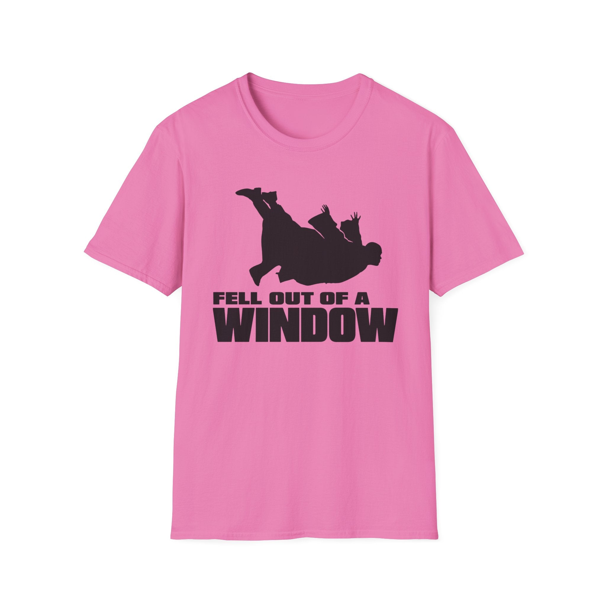 Fell Out of a Window T-Shirt — Funny Falling Silhouette Tee