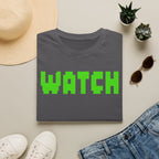 WATCH Graphic T-Shirt — Retro Pixel Green Statement Tee