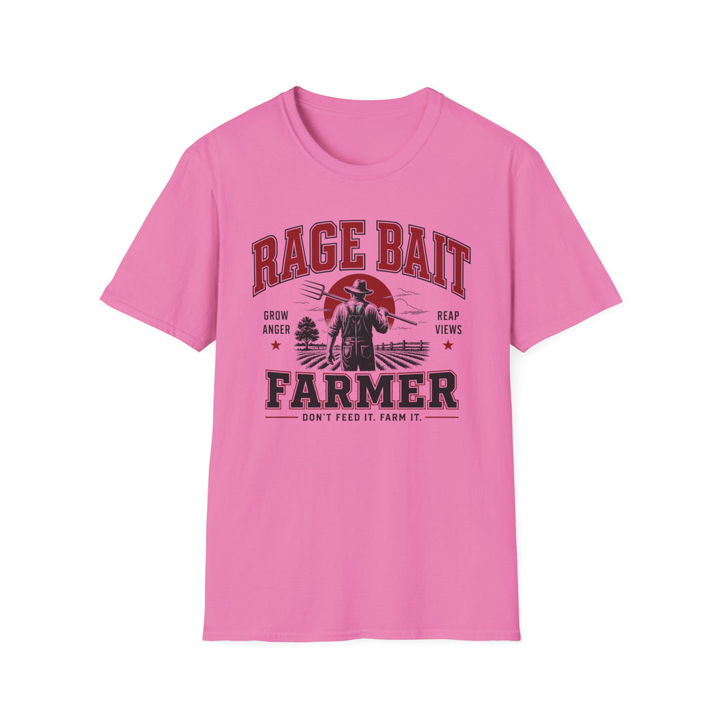 Rage Bait Farmer Graphic T‑Shirt — Grow Anger, Reap Views Vintage Western Tee