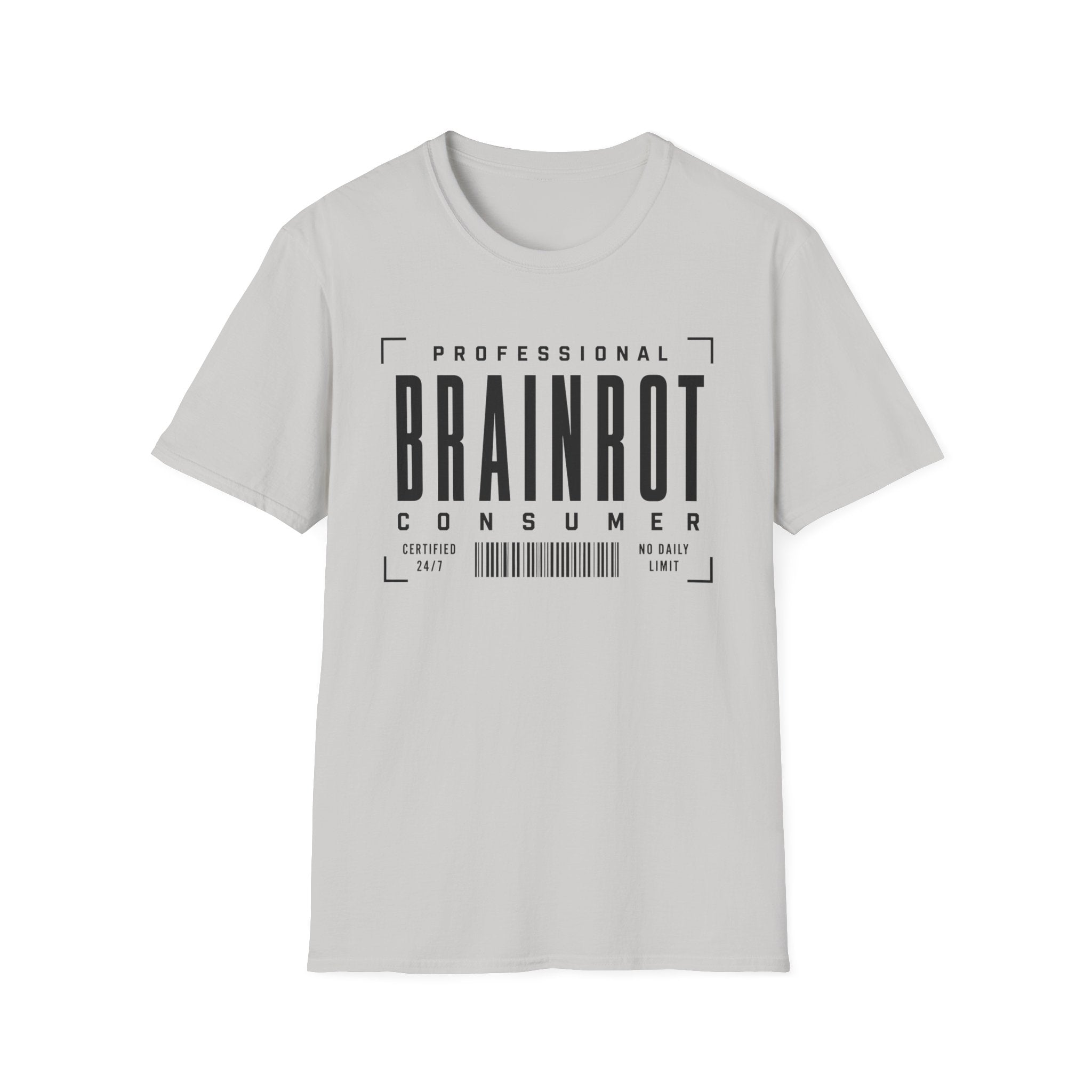 Brainrot Consumer T-Shirt — "Professional Brainrot Consumer" Graphic Tee