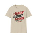 Rage Bait Farmer T-Shirt — Funny Meme Political Humor Tee