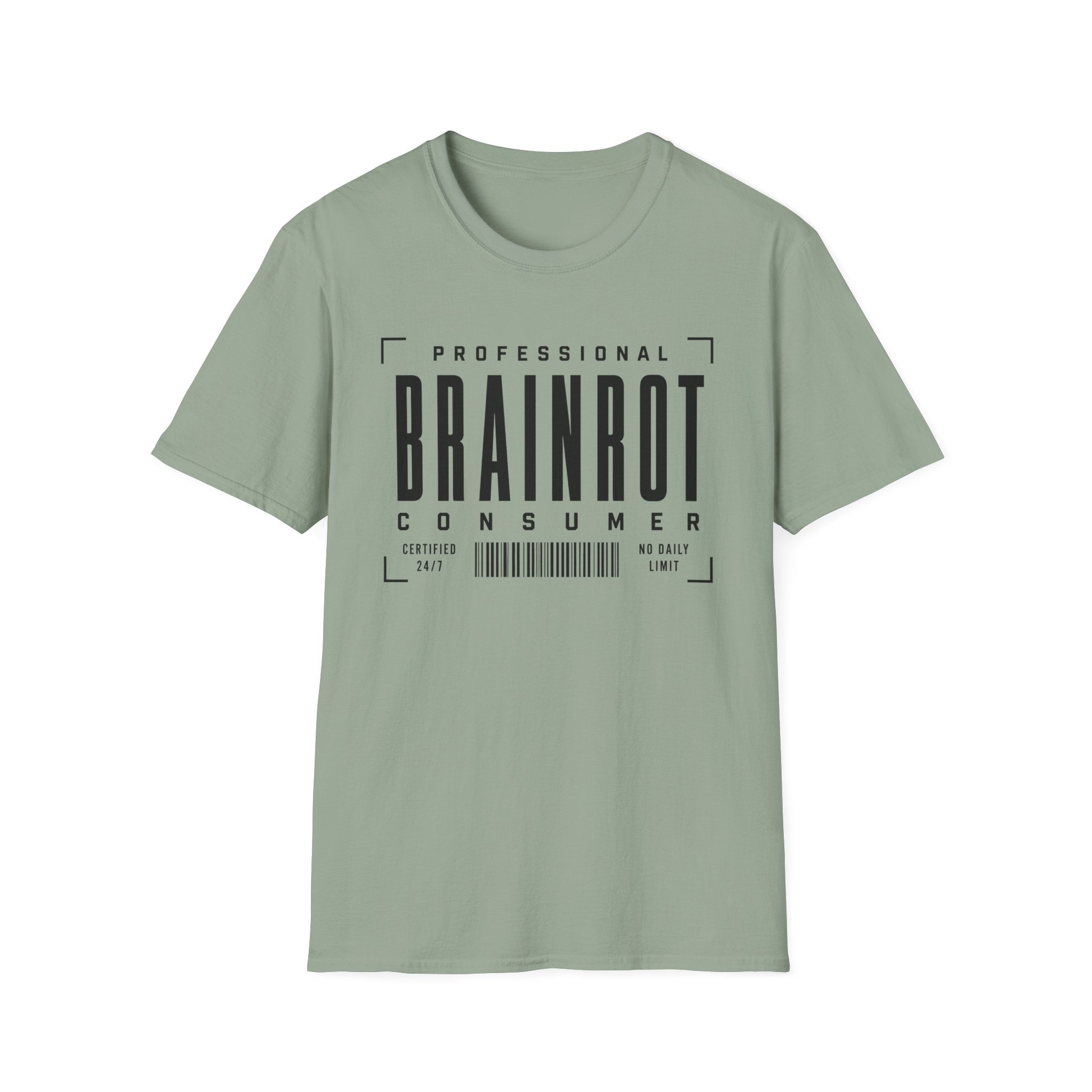 Brainrot Consumer T-Shirt — "Professional Brainrot Consumer" Graphic Tee