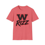 W Rizz Graphic Tee — Bold Varsity Lettering Shirt