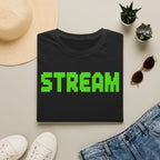 STREAM Graphic T-Shirt — Neon Pixel Gamer Tee