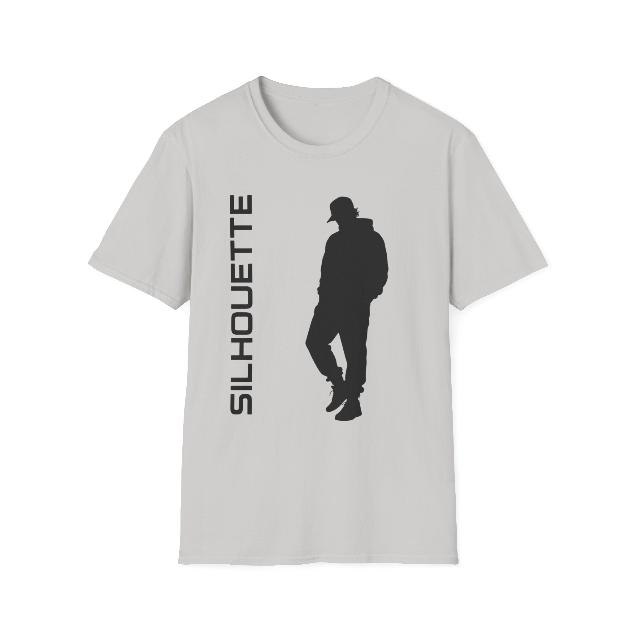 Silhouette Graphic T-Shirt — 'SILHOUETTE' Minimal Urban Streetwear