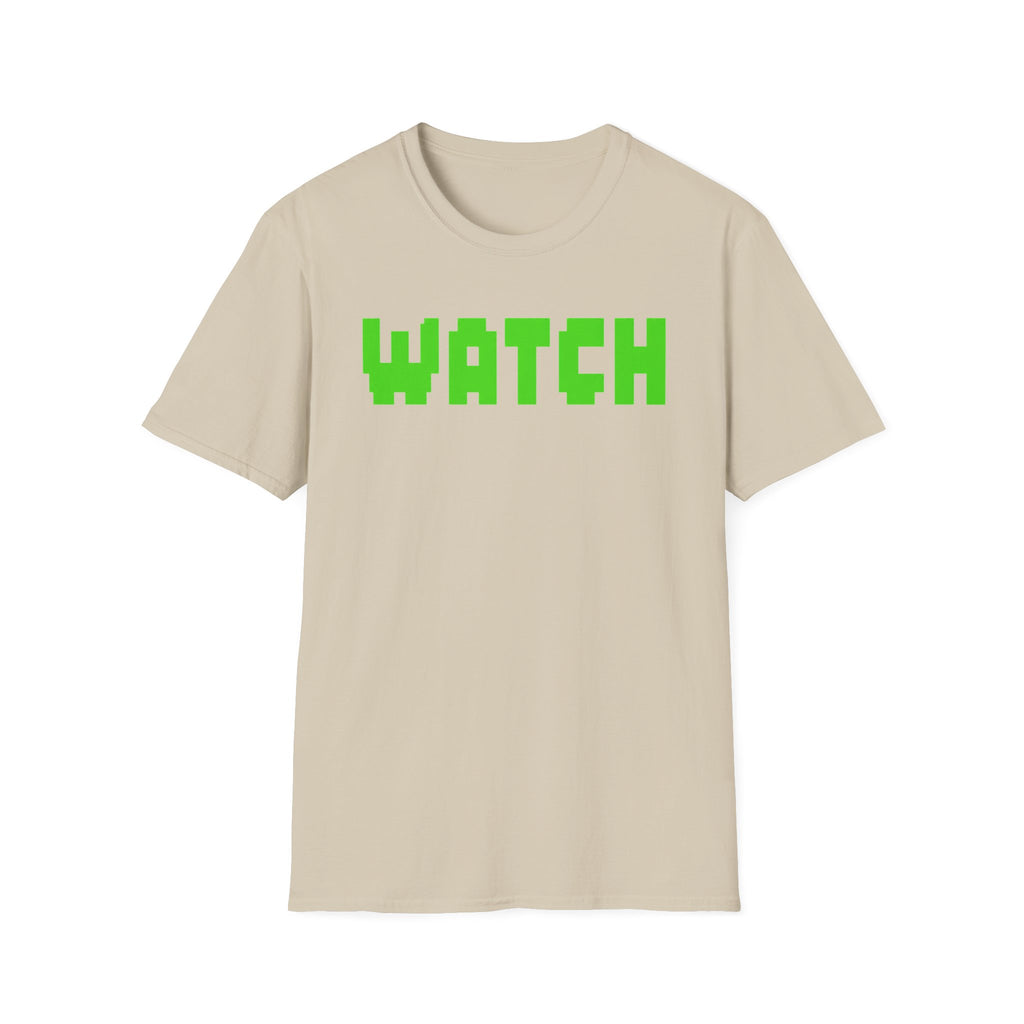 WATCH Graphic T-Shirt — Green Text Tee