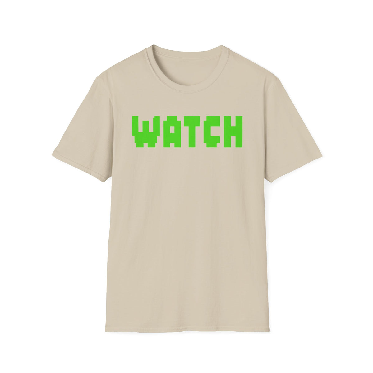 WATCH Graphic T-Shirt — Green Text Tee