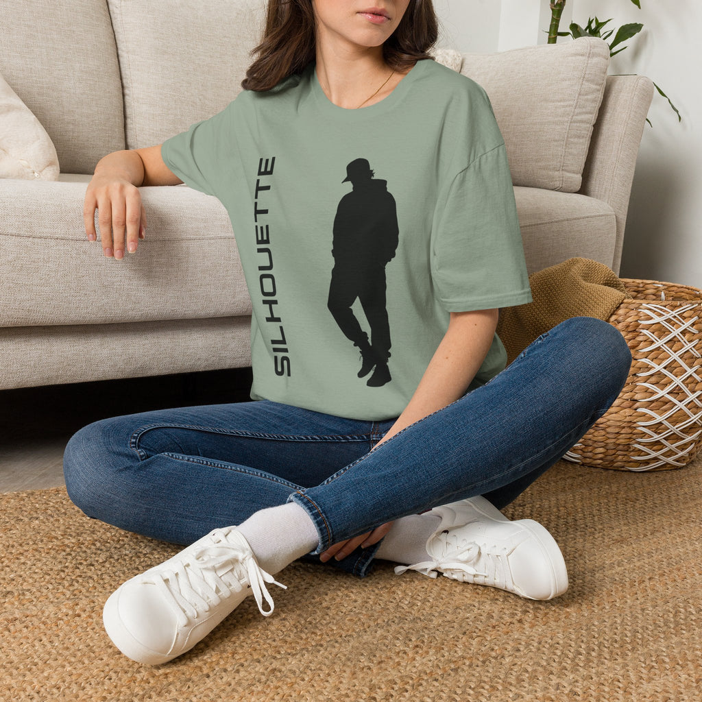 Silhouette Graphic T-Shirt — 'SILHOUETTE' Minimal Urban Streetwear