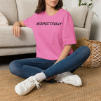Respectfully T-Shirt — Minimal Bold Text Tee