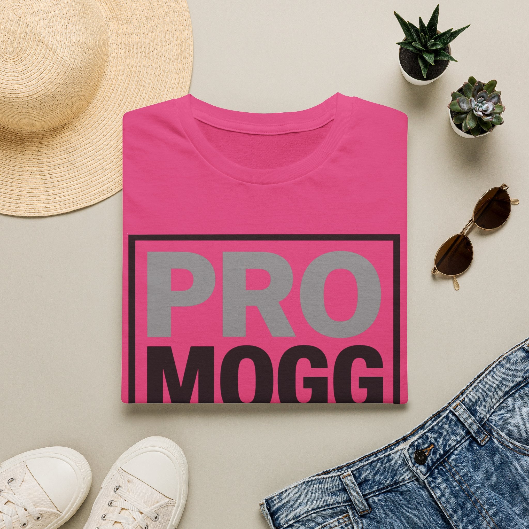 Pro Mogg Graphic T-Shirt — 'PRO MOGG' Bold Box Logo Tee
