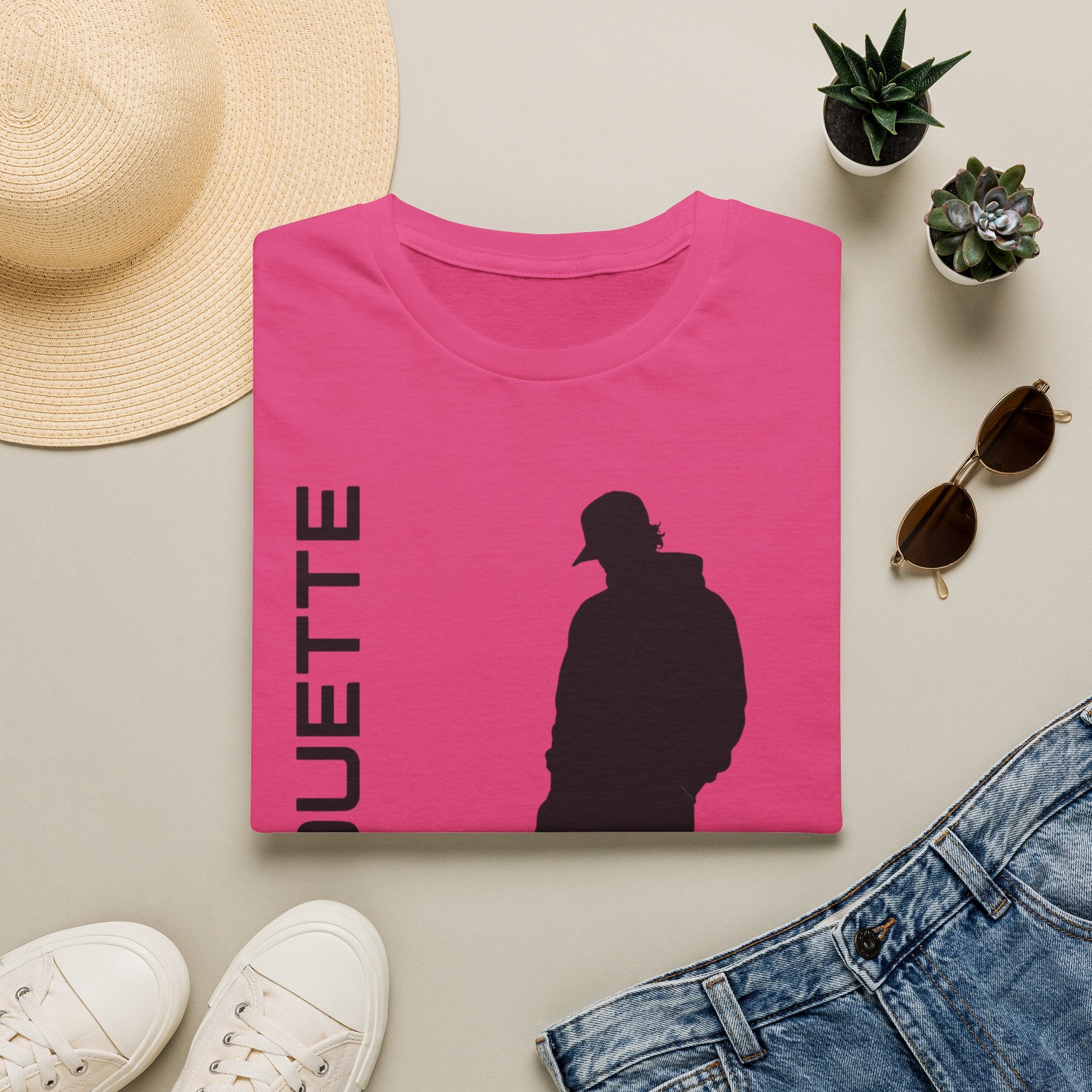 Silhouette Graphic T-Shirt — 'SILHOUETTE' Minimal Urban Streetwear